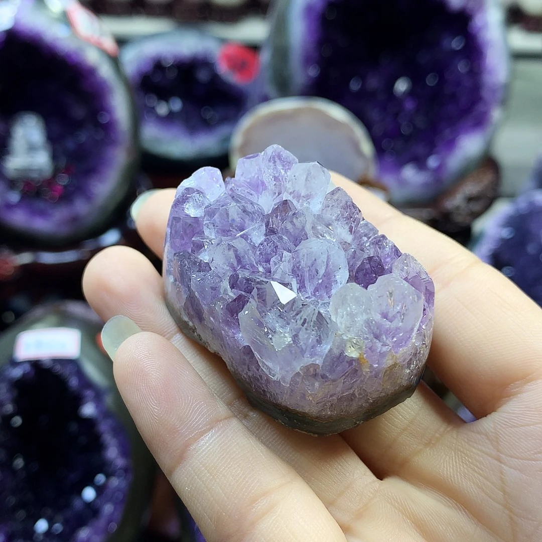 未镶嵌紫晶大型摆件（非配饰）莹