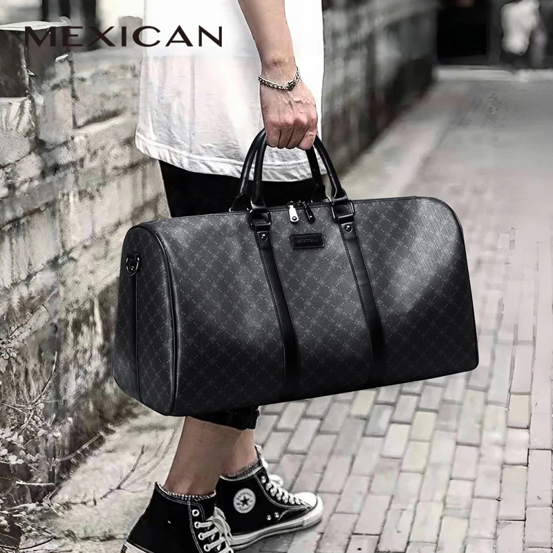 香港潮牌手提旅行包男大容量短途出差外出健身行李袋旅游可登机包