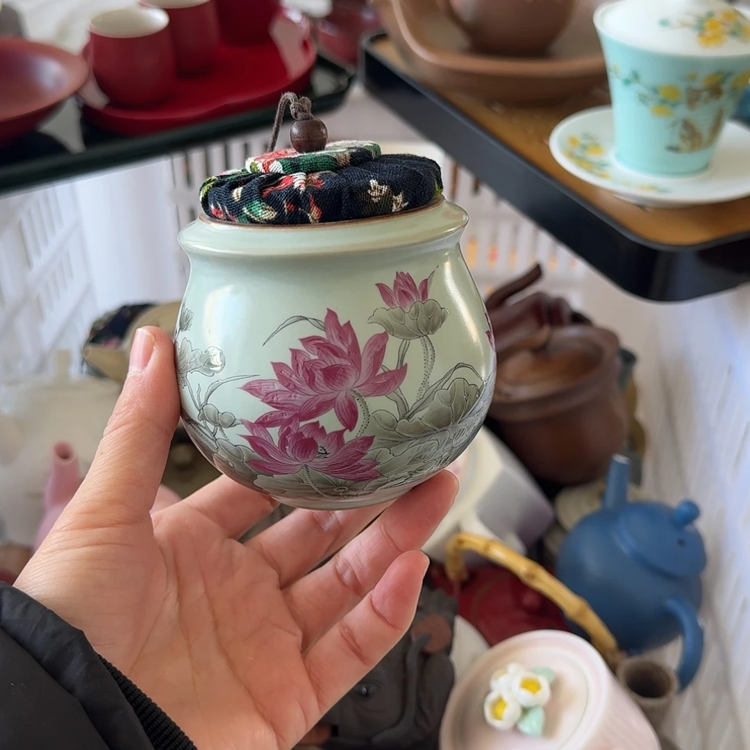 微瑕陶瓷茶具茶具茶杯茶壶