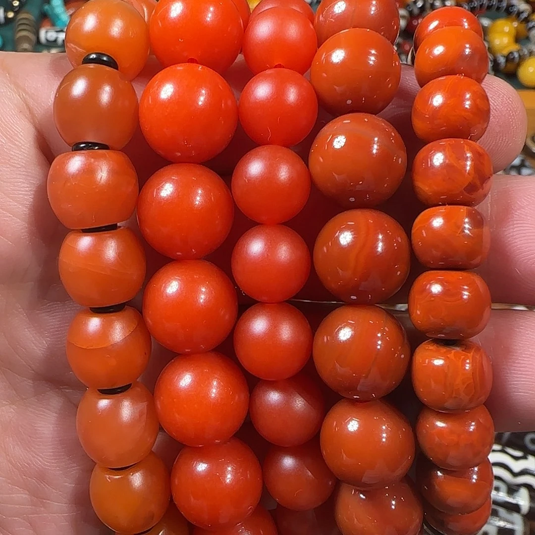 南红玛瑙未镶嵌颈饰