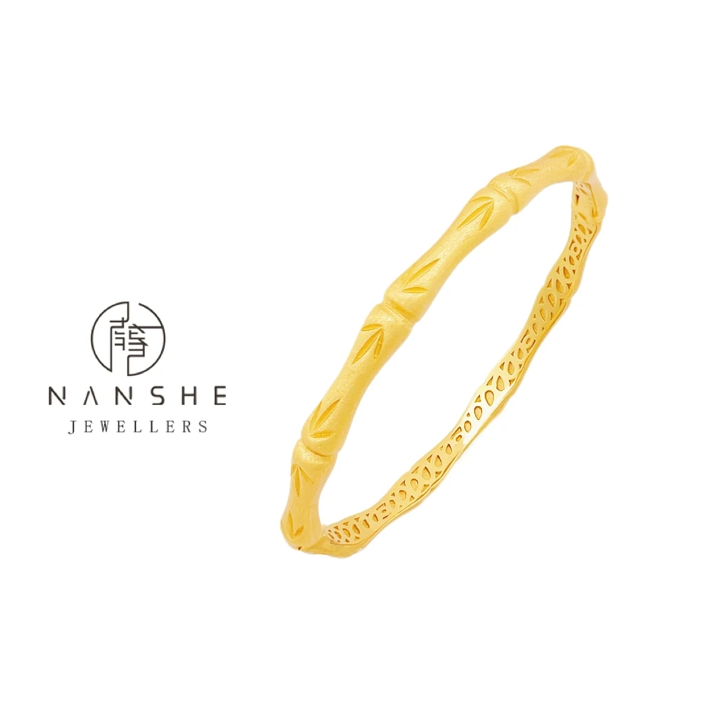 NANSHE/南奢 轻奢竹节手镯个性百搭 L882