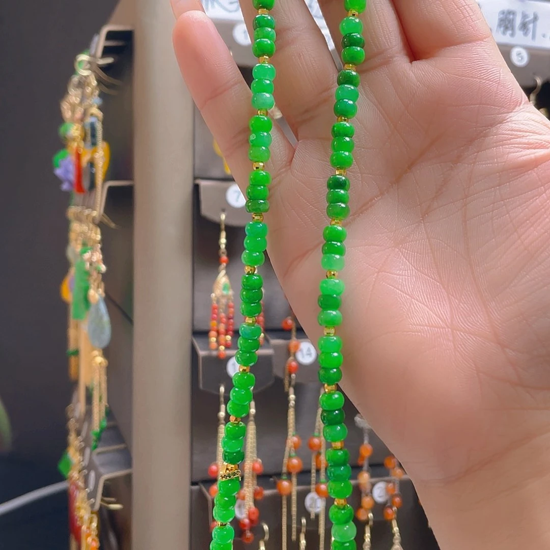 翡翠合金耳饰翡翠