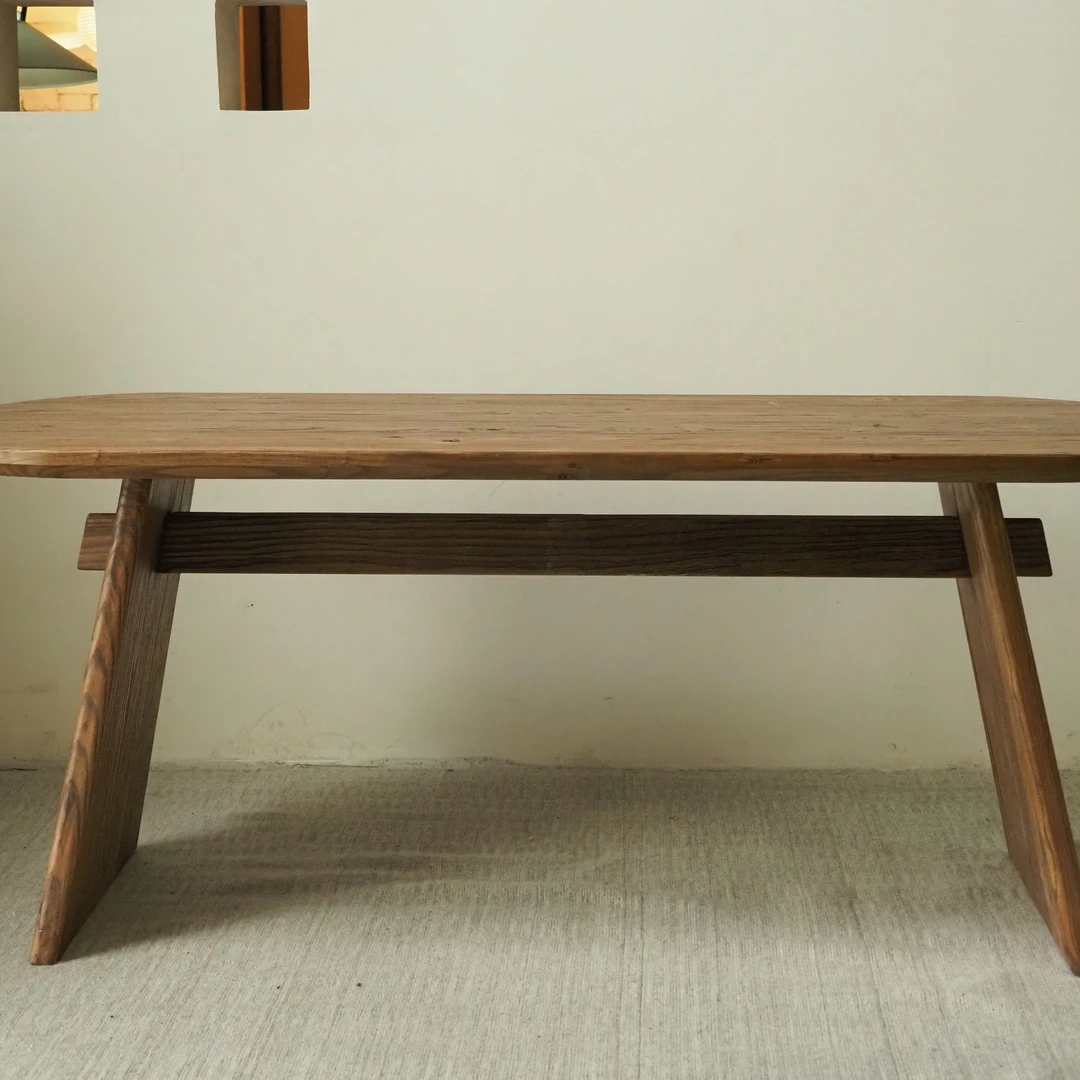 沐野家具 椭圆茶桌（180W*67D*75H）