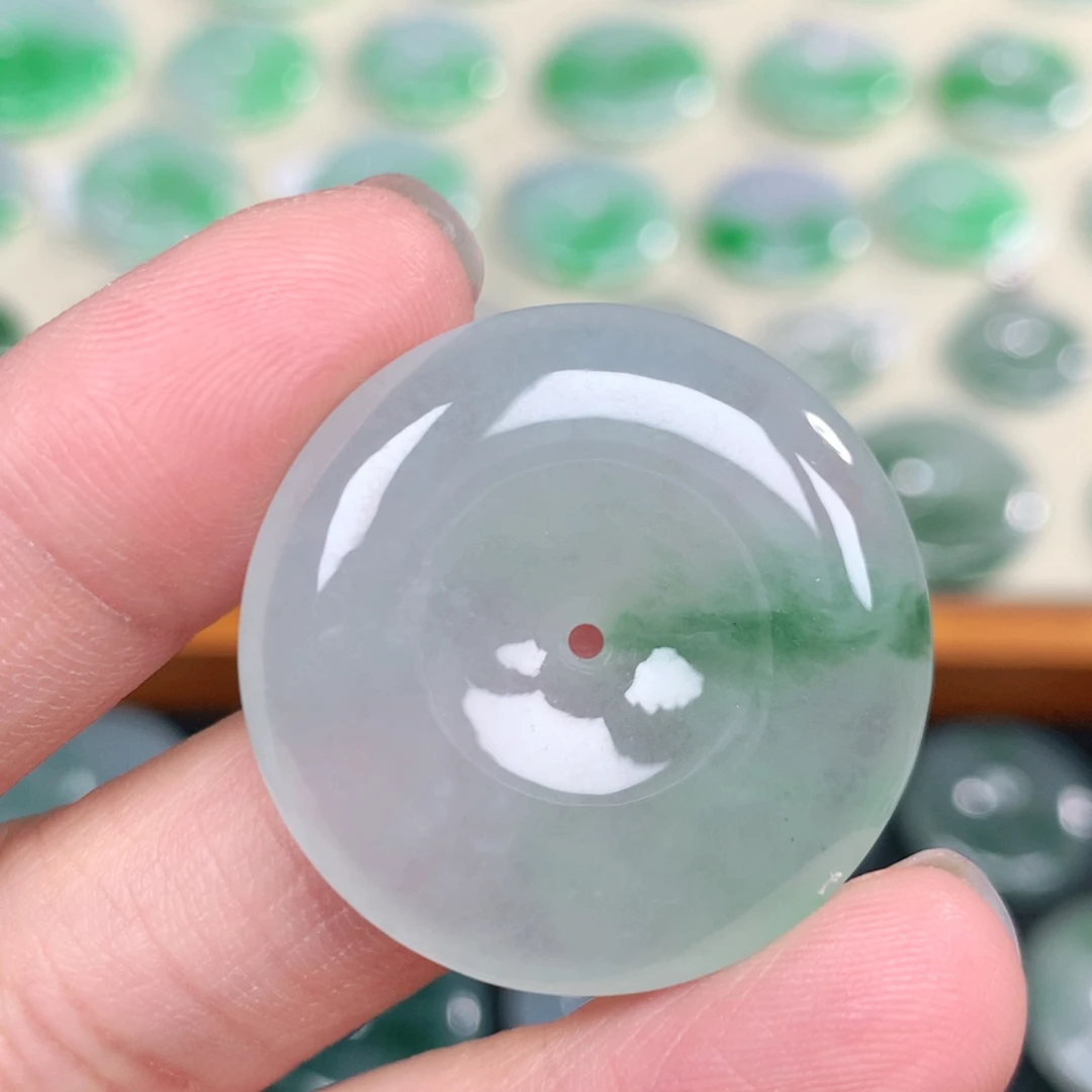 翡翠未镶嵌颈饰30.5-5.9