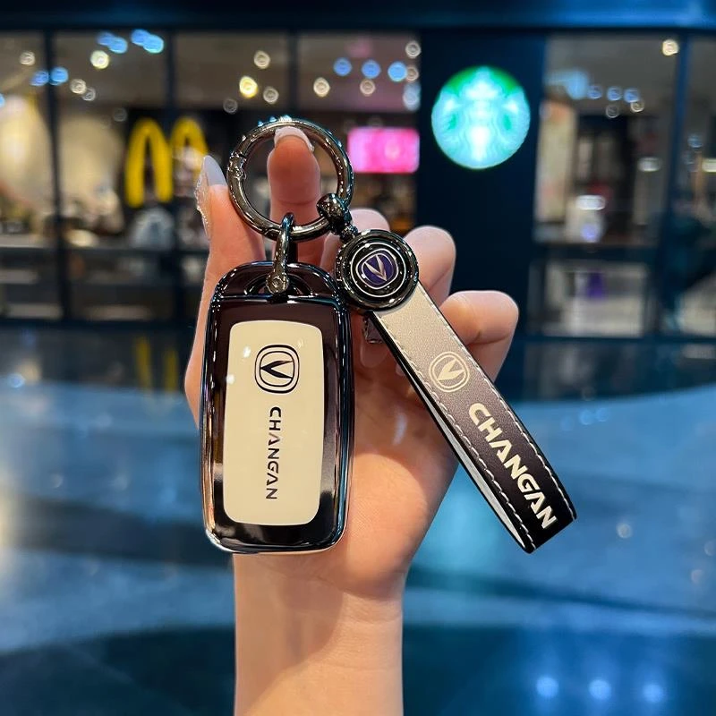 长安CS75折叠钥匙套CS15/cs35悦翔/奔奔/逸动/糯玉米遥控金属壳扣