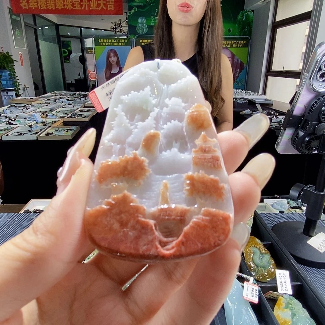 颈饰未镶嵌翡翠翡翠