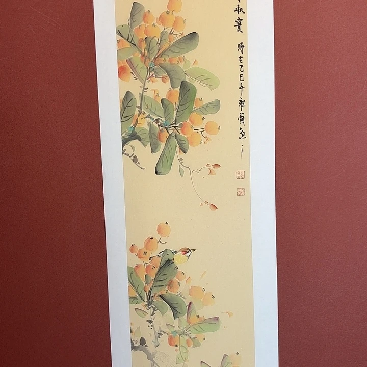 国画听兰老师花鸟