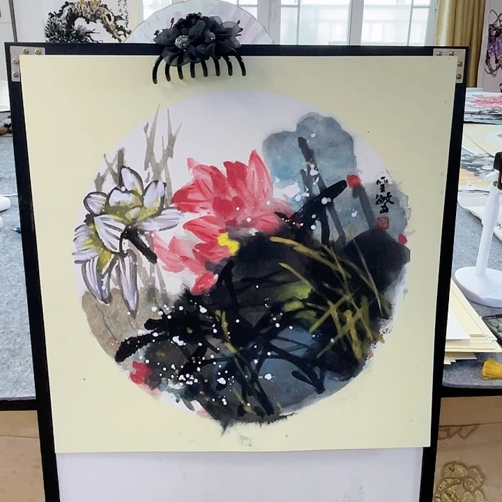 国画张圣敏先生纯手绘作品