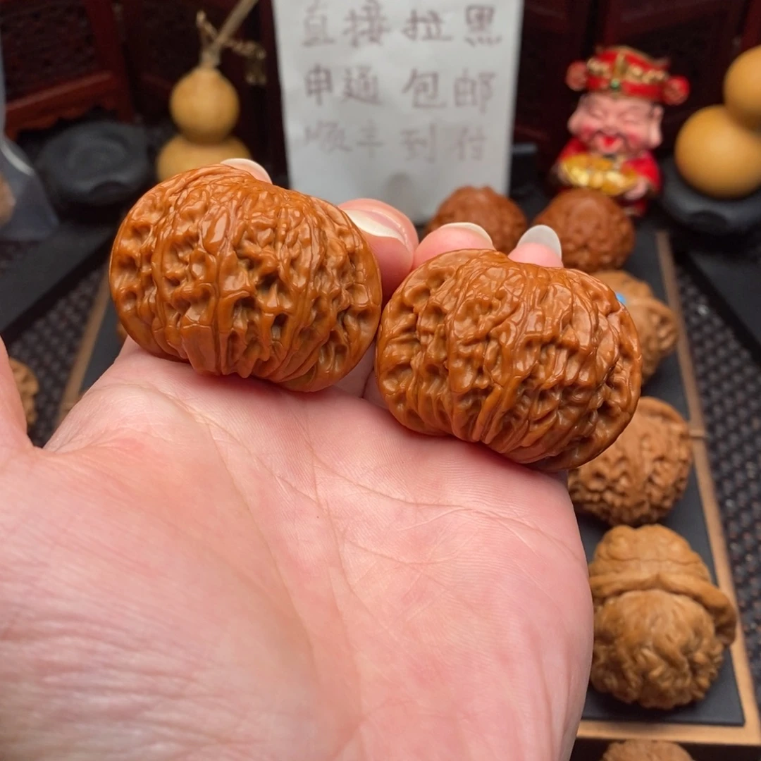 把件文玩核桃45尺全品磨盘