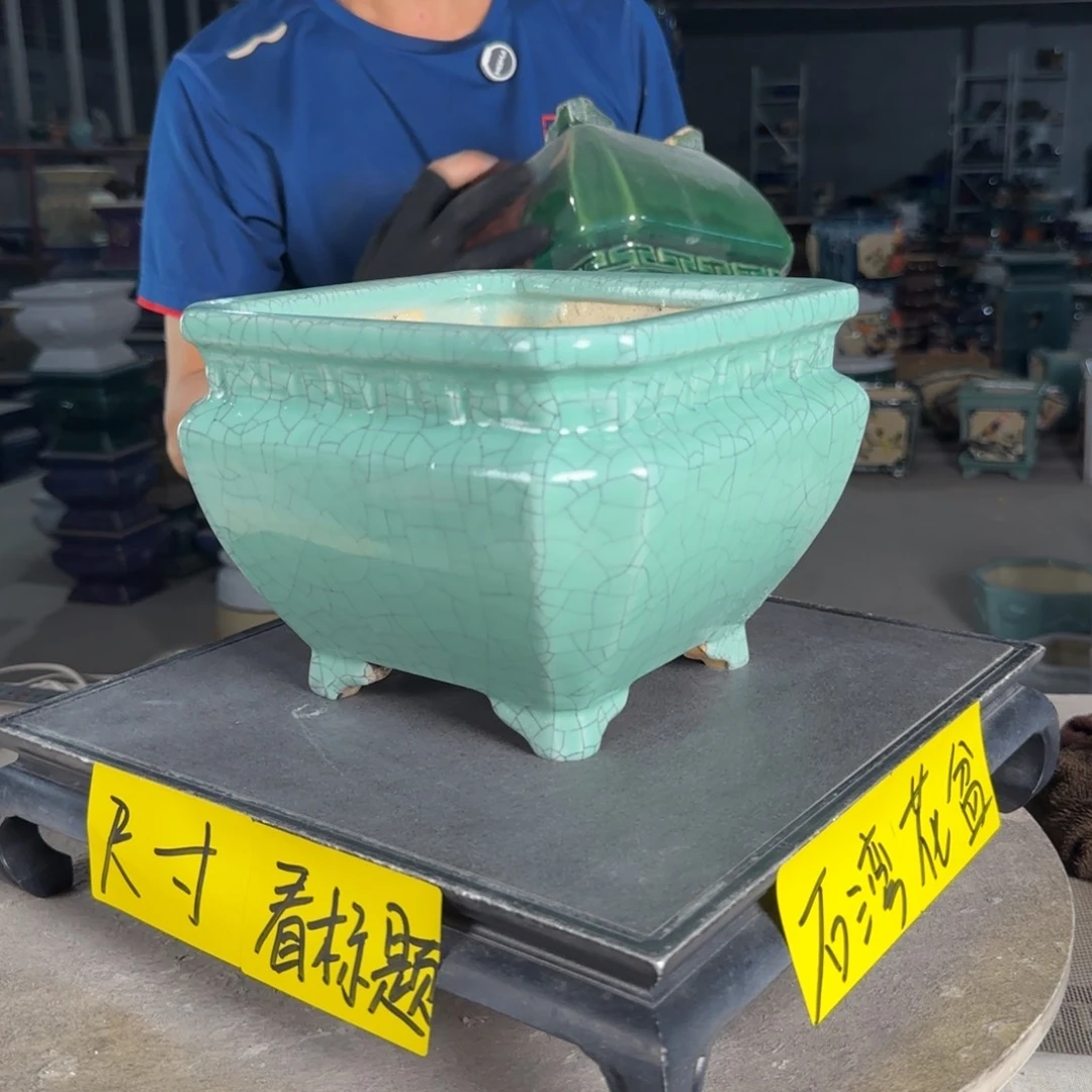 一风堂石湾花盆  内16*12