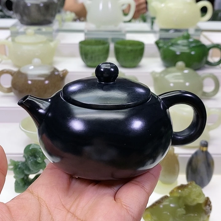 未镶嵌和田玉挂件茶壶