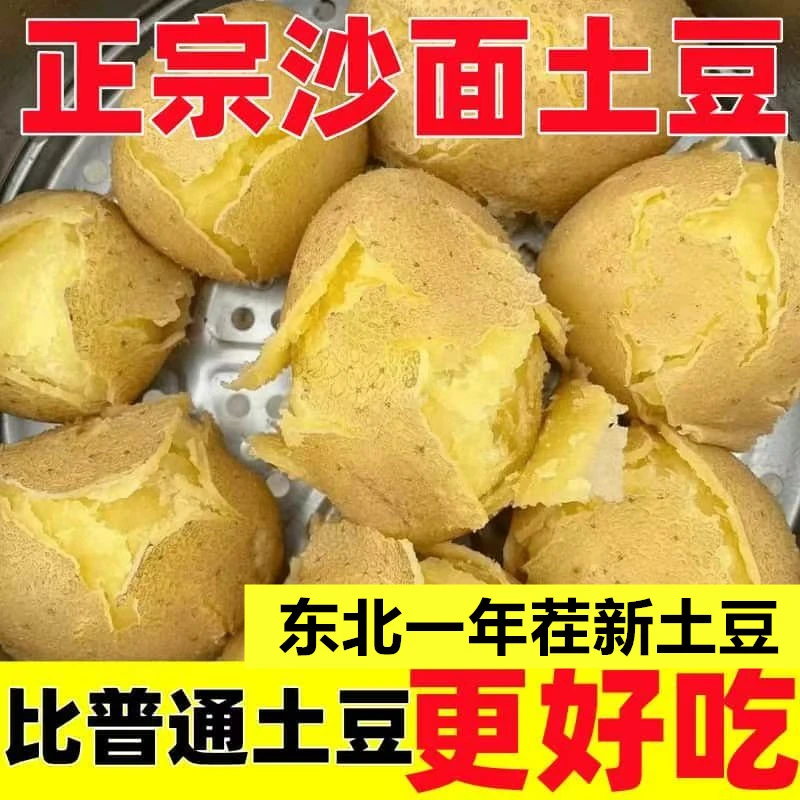 【带箱9.5-10斤】新土豆2025年东北黄心土豆洋芋马铃薯农家自种沙面