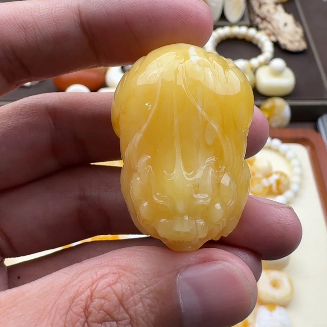 琥珀未镶嵌裸石蜜蜡