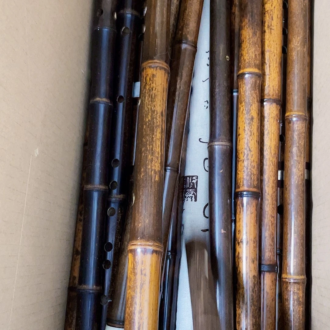 紫竹大漆笛一节分节