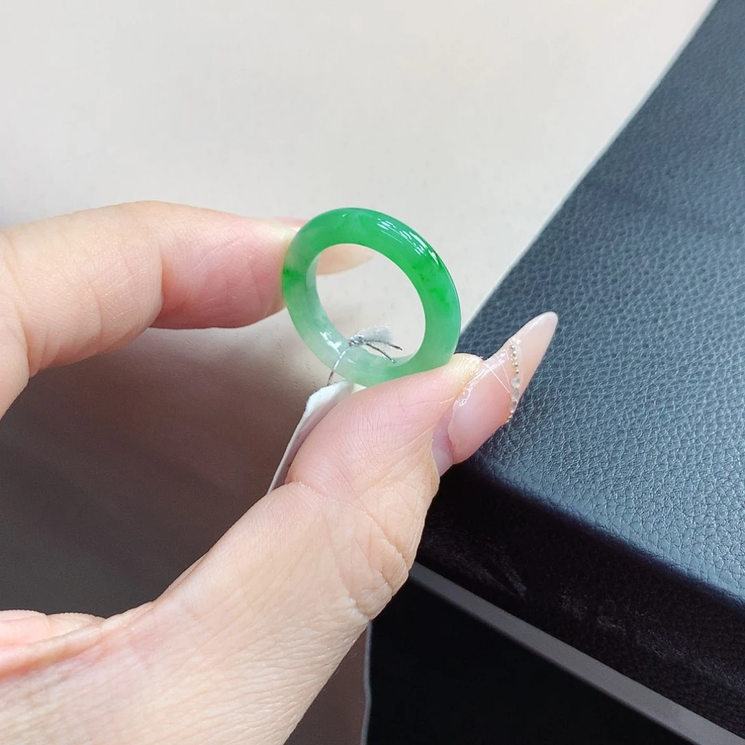 未镶嵌戒圈翡翠12.13号