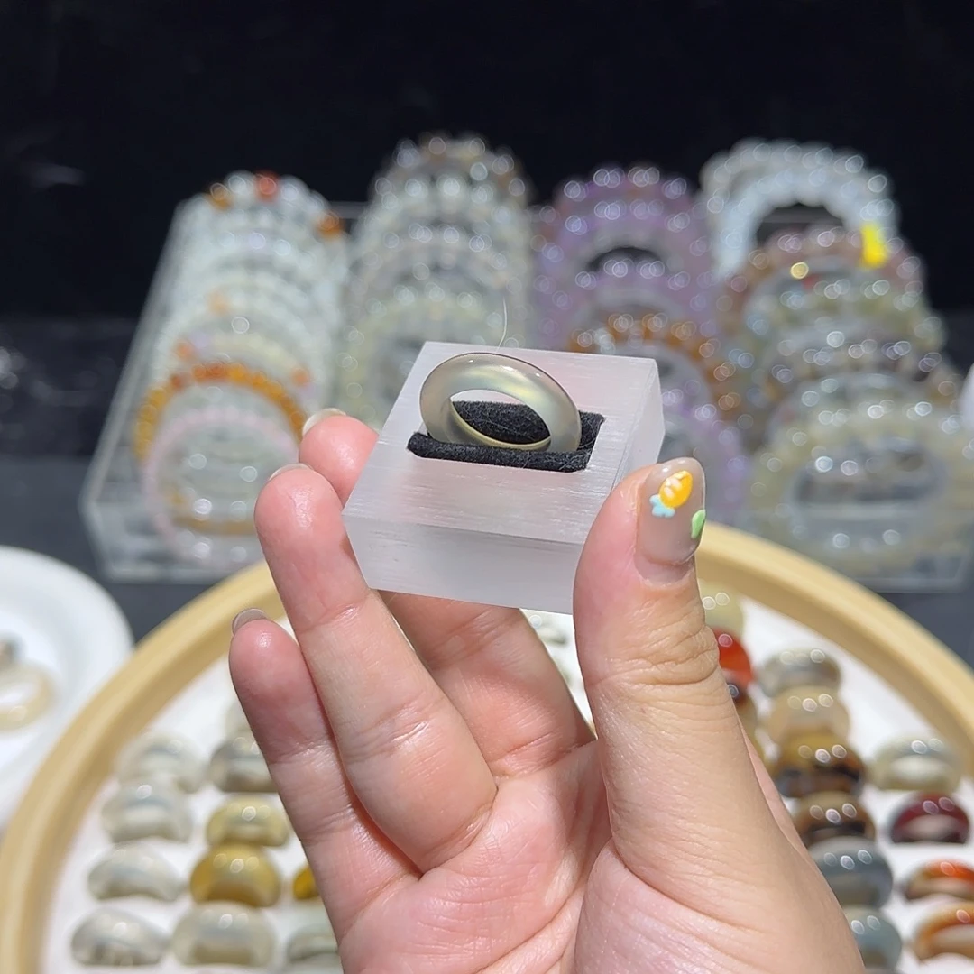 玛瑙/玉髓合金戒指