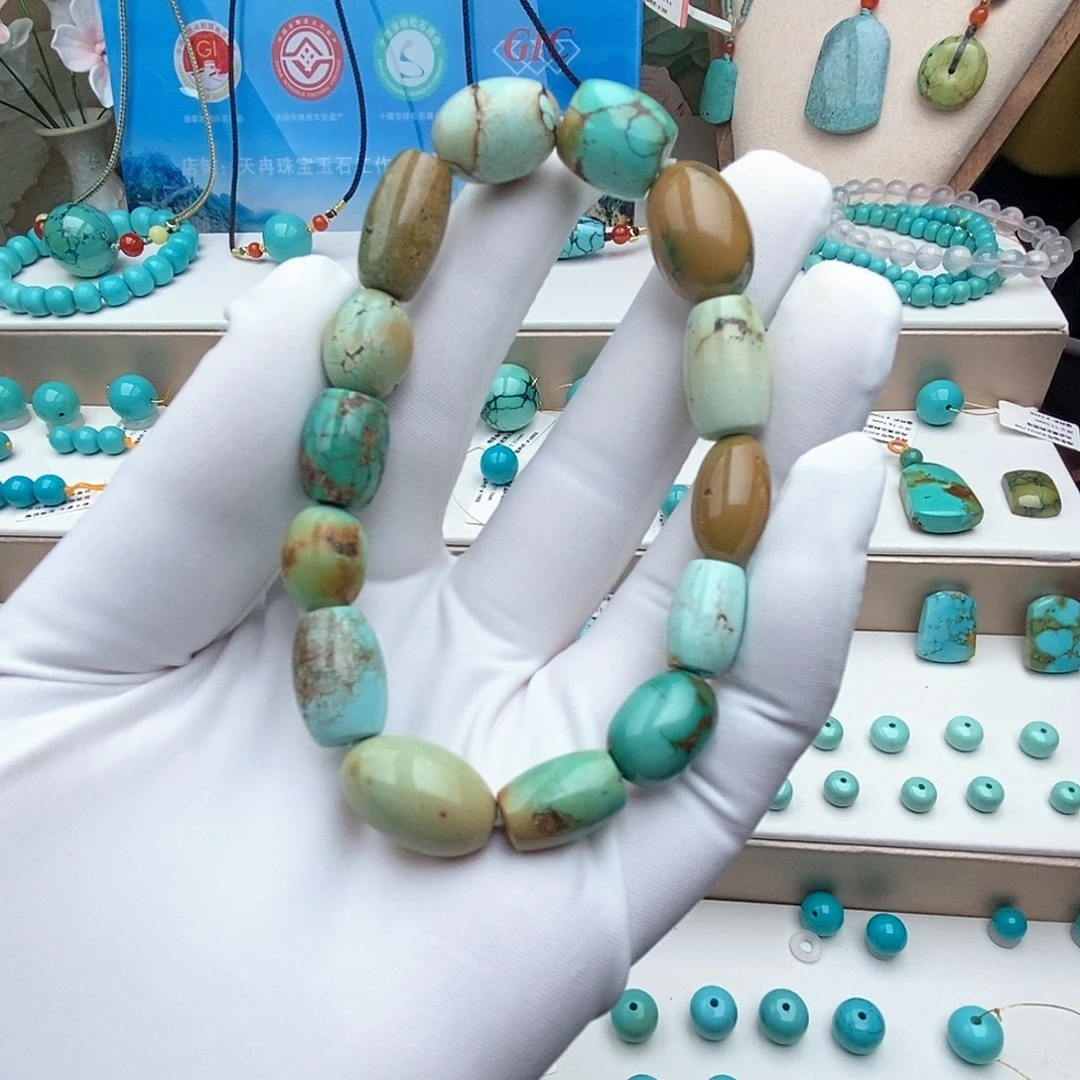 绿松石未镶嵌手串