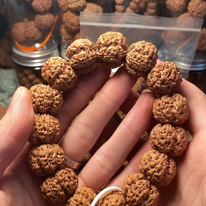 金刚菩提手串22深沟梅花