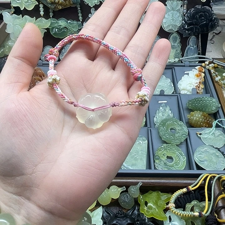 蛇纹石玉未镶嵌手链