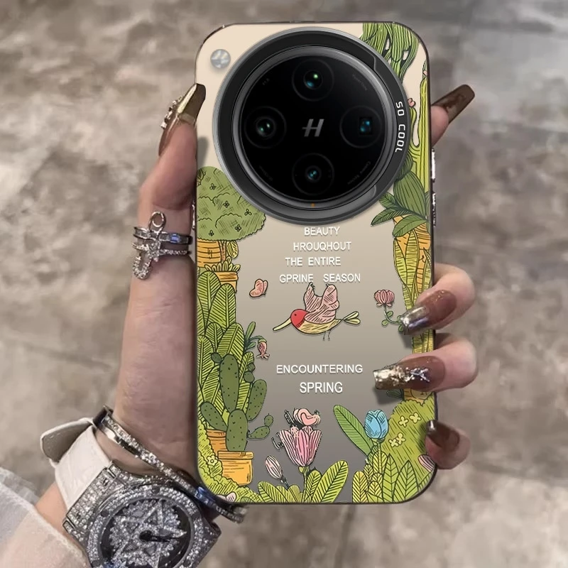 仙人掌丛林适用OPPOFindX8Pro手机壳创意X8ultra小众X8s+防摔保护