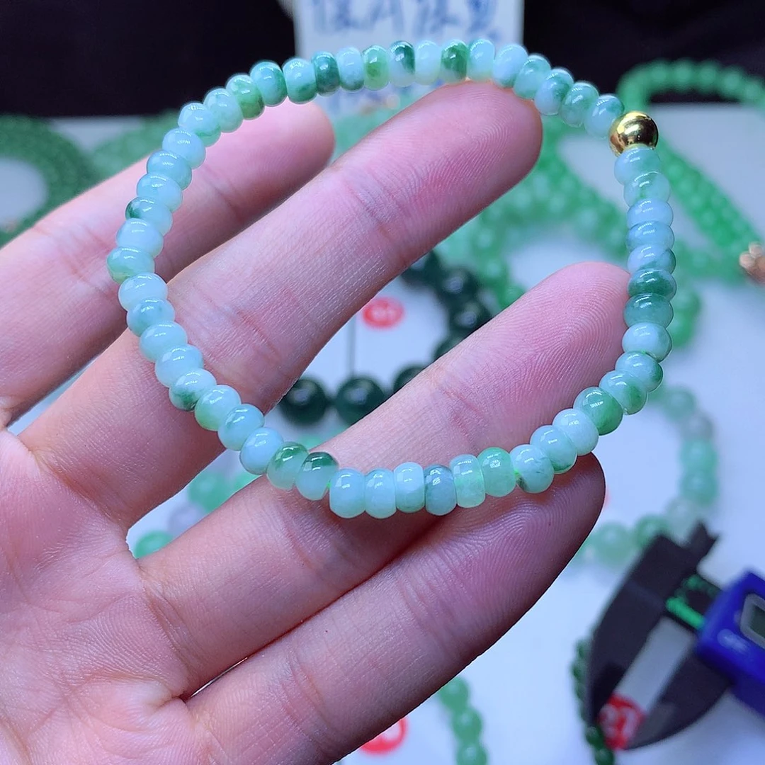 翡翠毛衣链未镶嵌