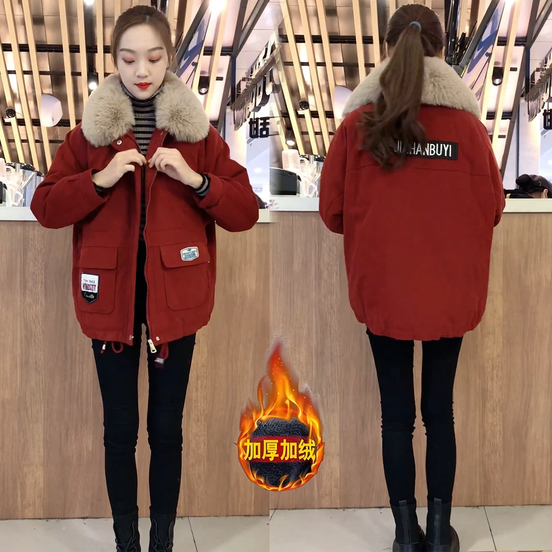 今年流行巨好看外套派克服独特漂亮初冬时尚厚外套休闲时髦棉衣潮
