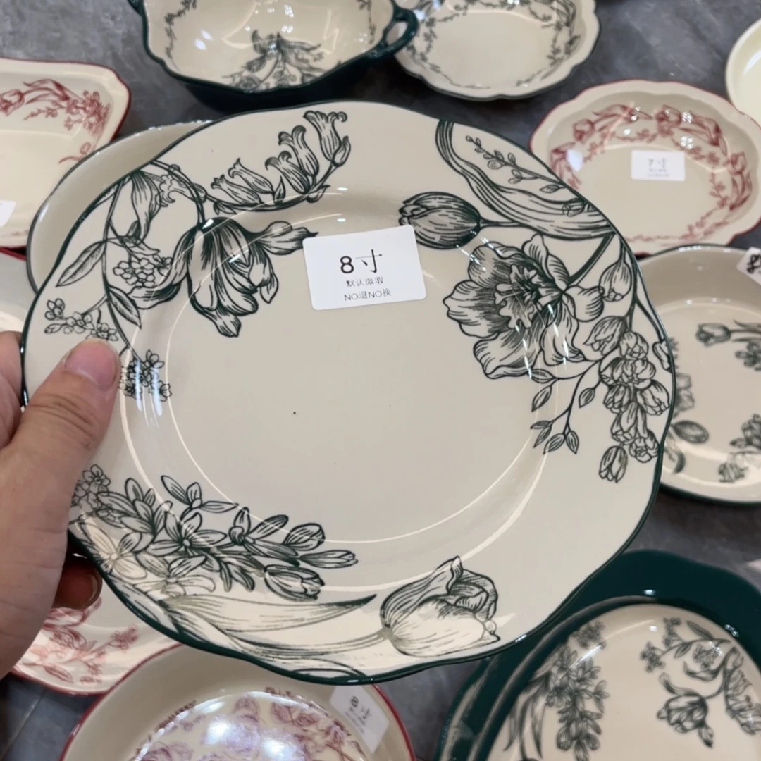 陶瓷微瑕餐具介意勿拍，满18飞！