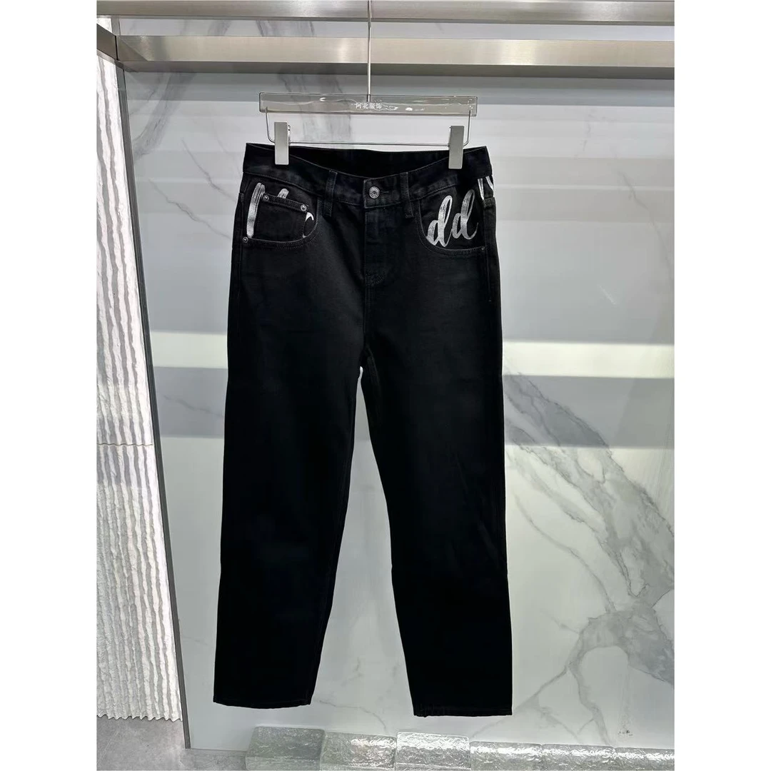 F8015秋季微阔牛仔裤A23