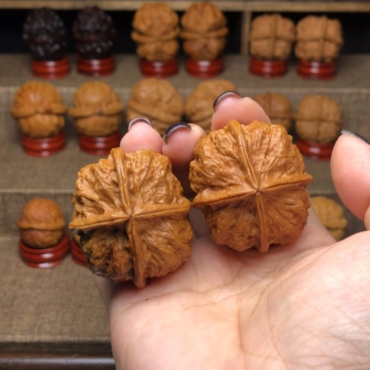 把件文玩核桃23号鎏金印39尺