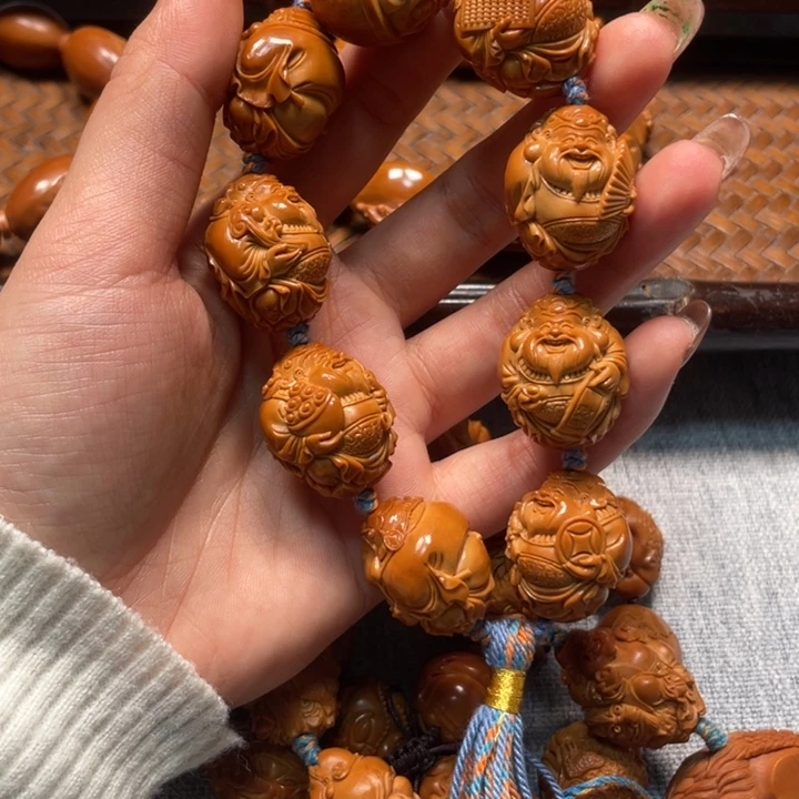 橄榄核手串/手链新款财神