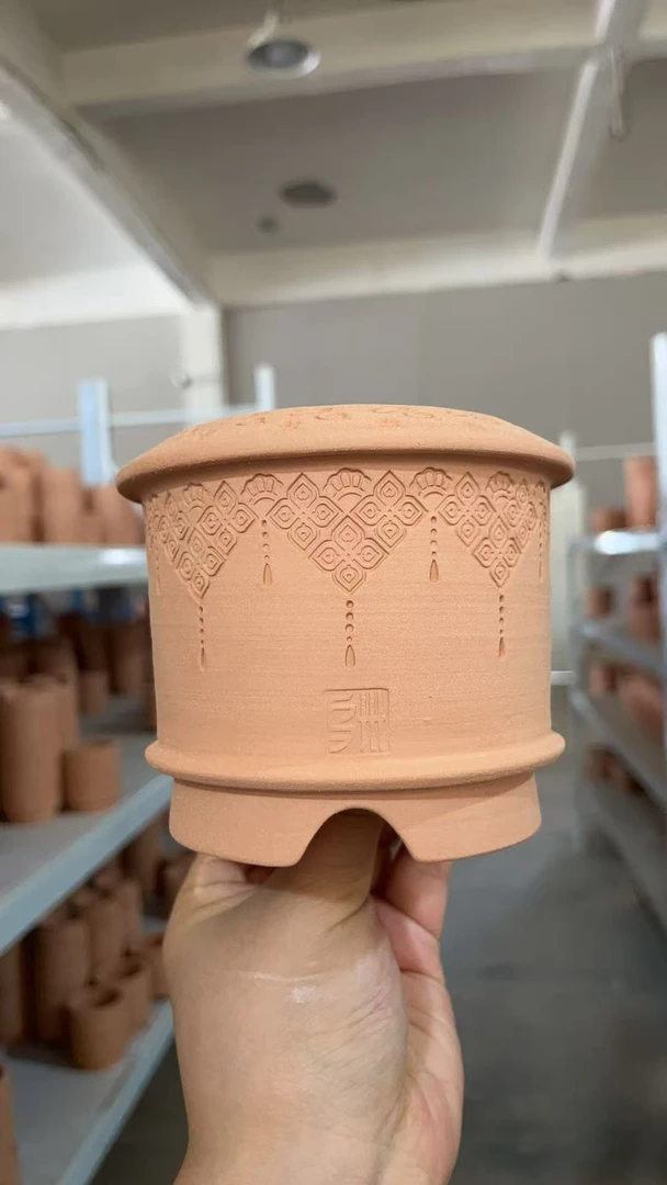 景德镇乌卅创意小清新迷你多肉透气控养手工陶瓷花盆