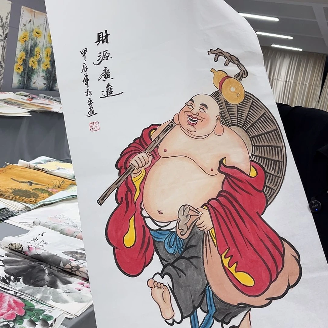 国画国画老师手绘作品