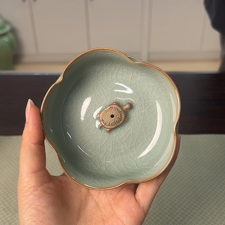 龙泉云间青瓷小米茶器