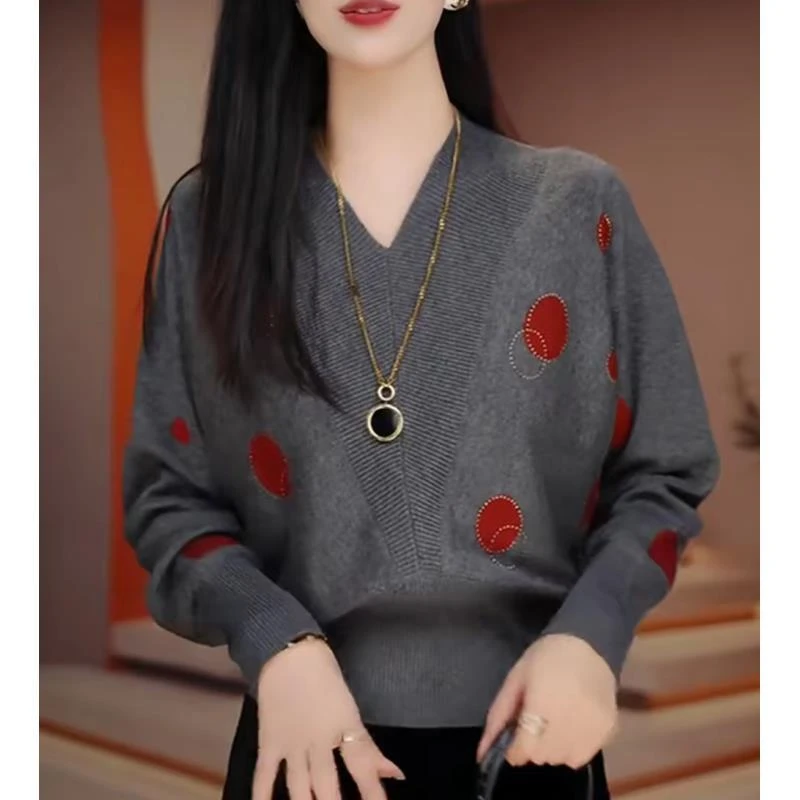 2025秋冬打底时尚圆领显瘦气质休闲风洋气百搭宽松211