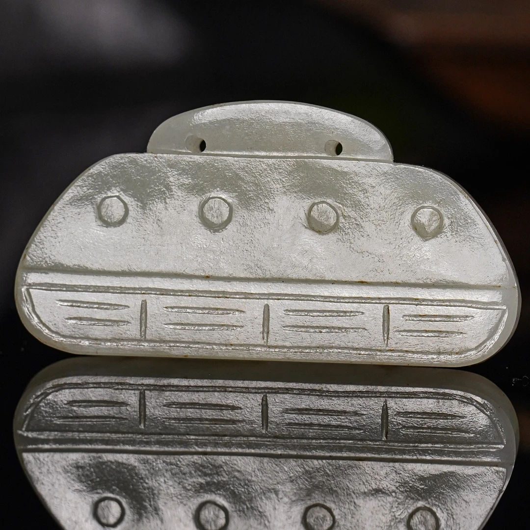 (三森)--F250317115 和田玉平安锁