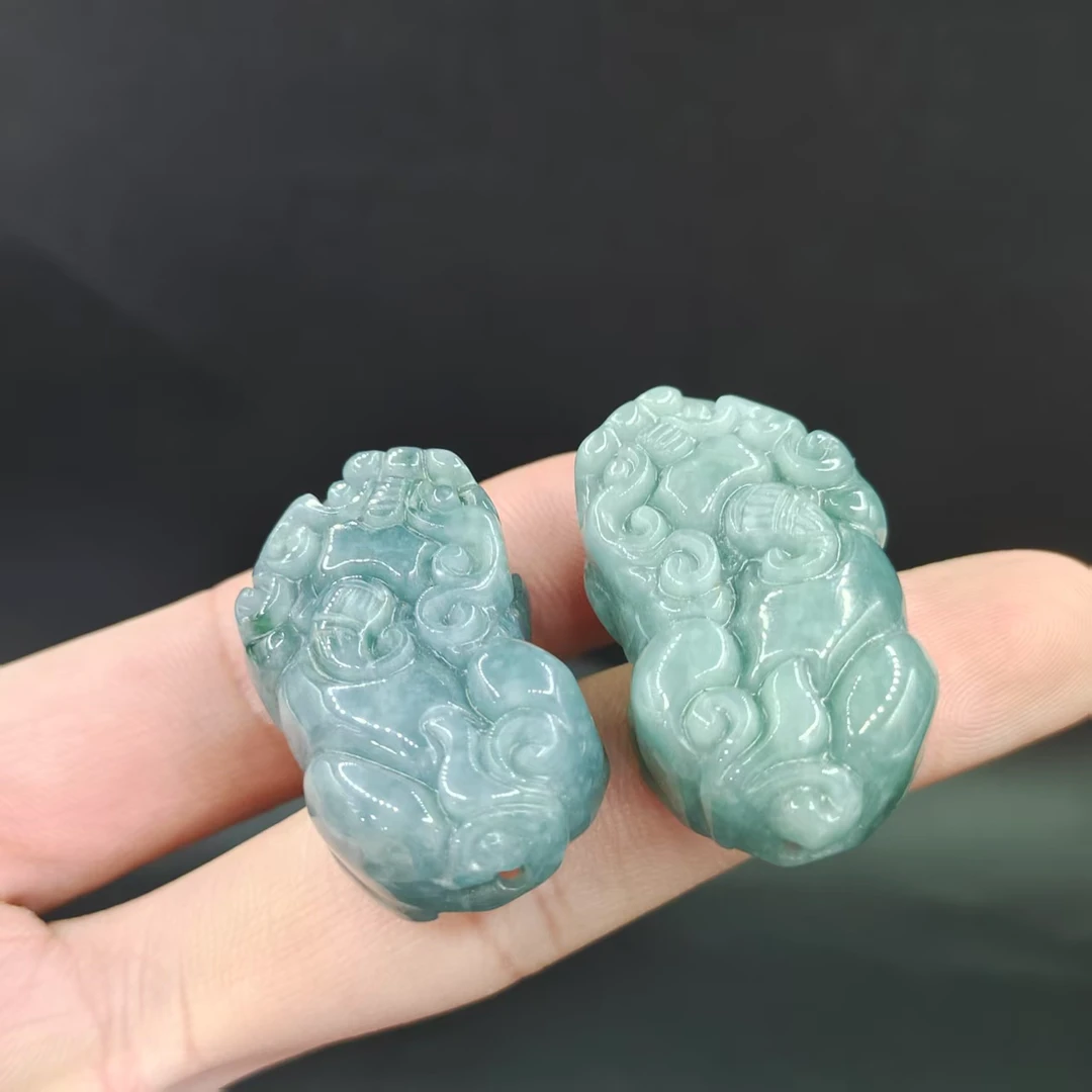 【老涂精选】翡翠貔貅吊坠赠绳子【多样性发其一】