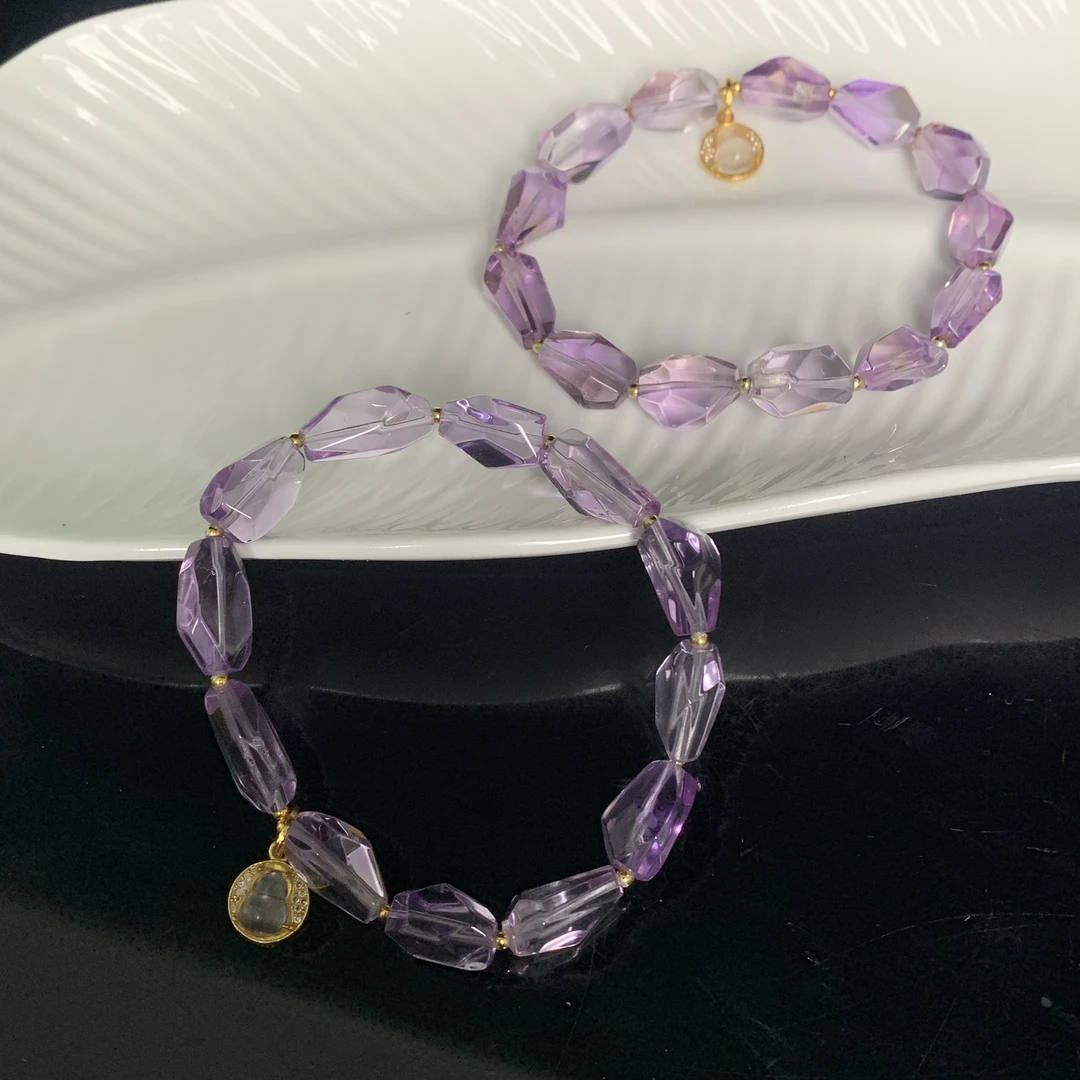 净体玻利维亚紫水晶手链Q2006多样性发其一