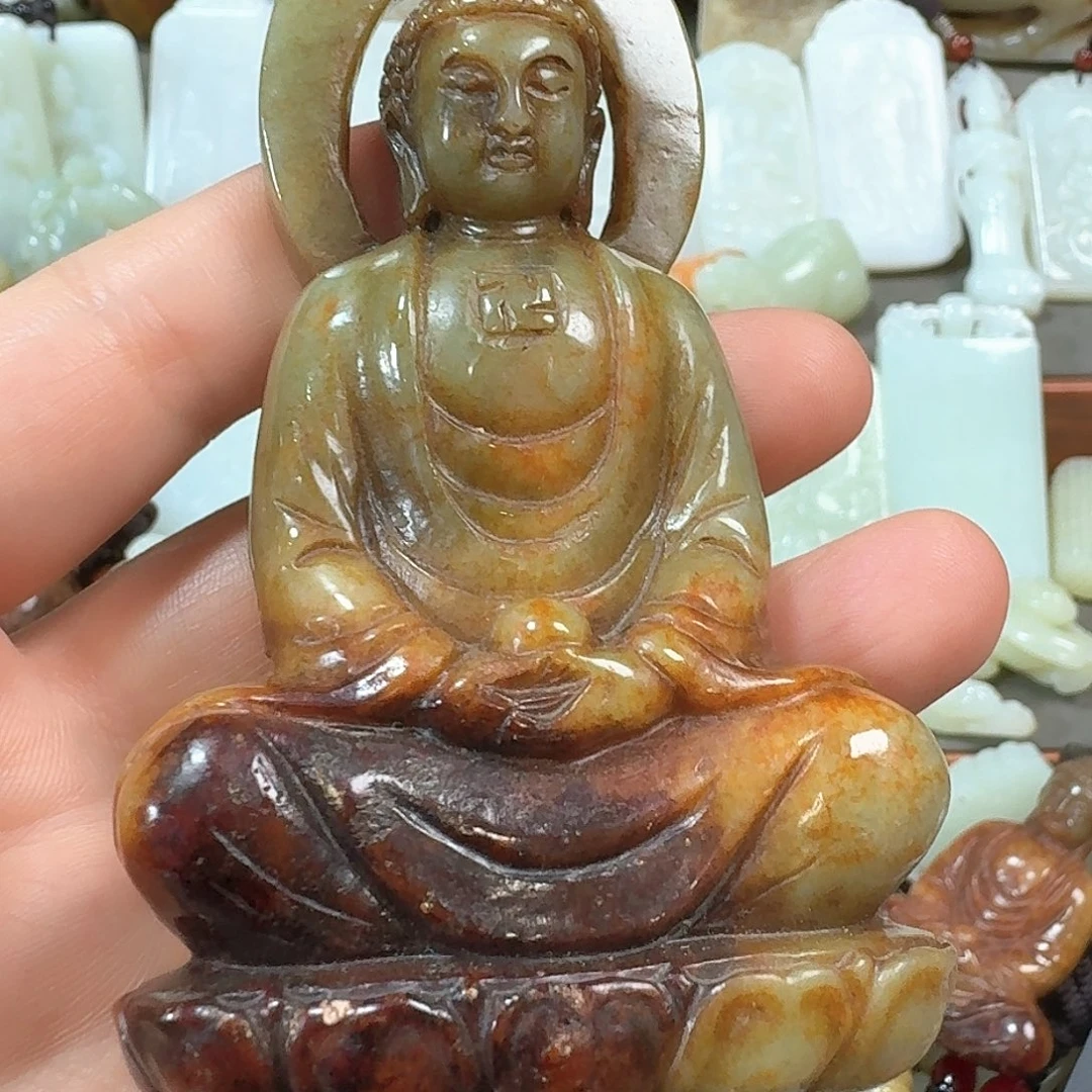 未镶嵌和田玉摆件朱*其