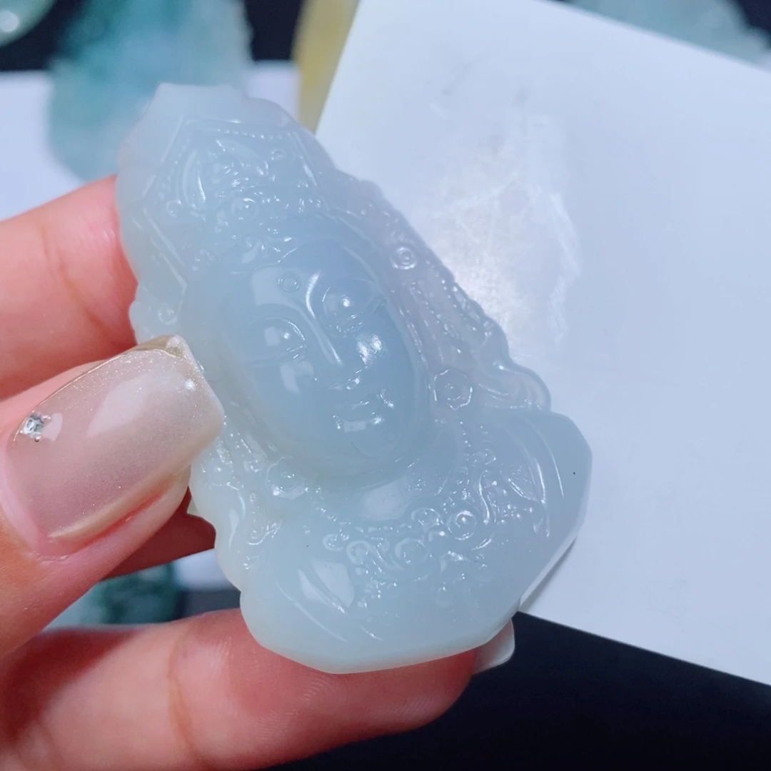 定制翡翠未镶嵌吊坠
