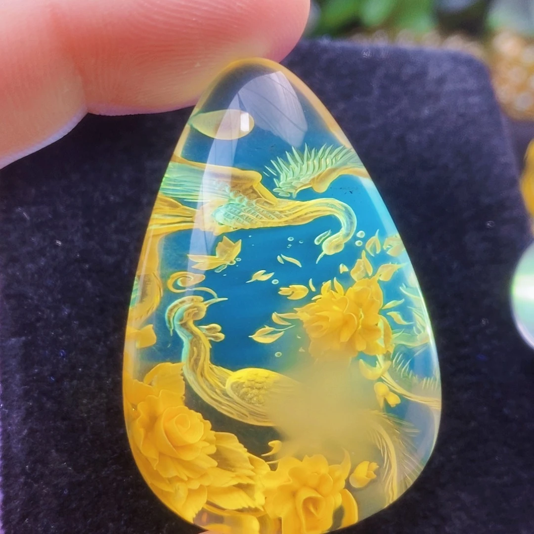 【闪购商品】金珀吊坠(不含链)未镶嵌