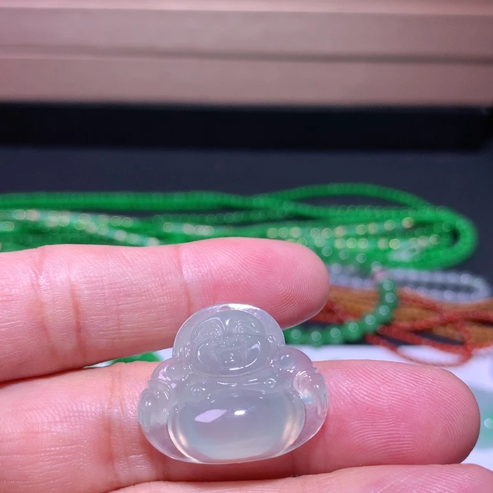 翡翠裸石冰种佛公