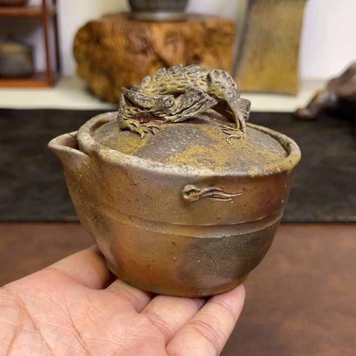 备前烧作品佐藤圭秀，微瑕