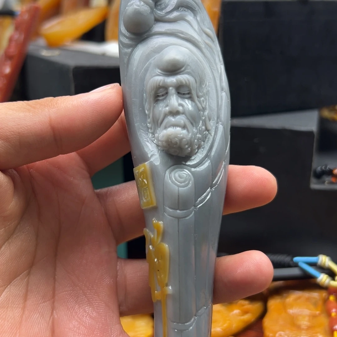 石英质玉（黄龙玉）未镶嵌黄龙玉