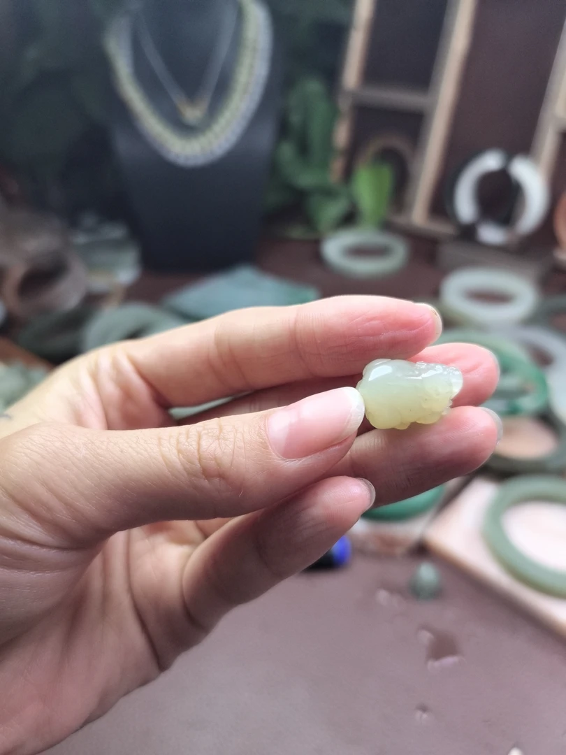 和田玉吊坠貔貅锁骨链，手机链多用款