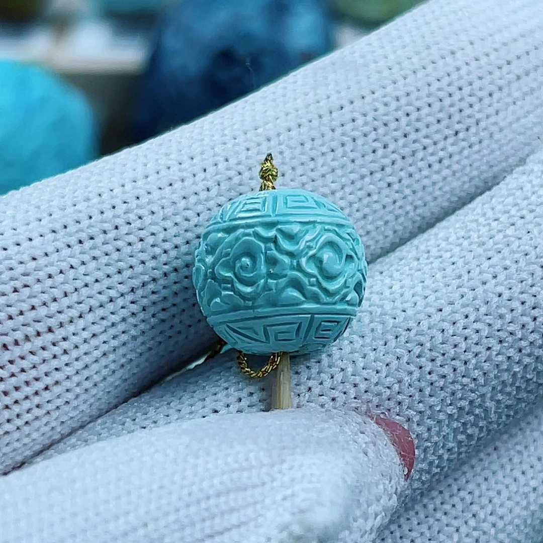 绿松石未镶嵌配饰配饰12.5