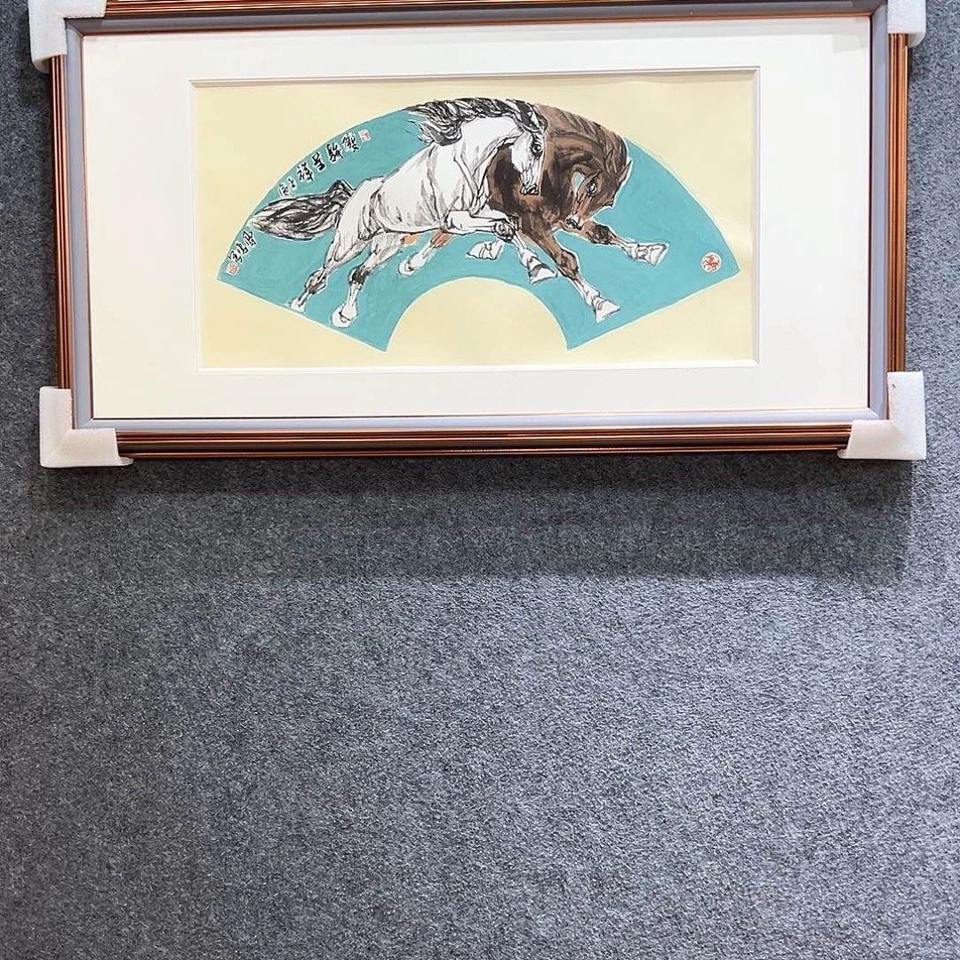 国画知鱼之乐纯手绘