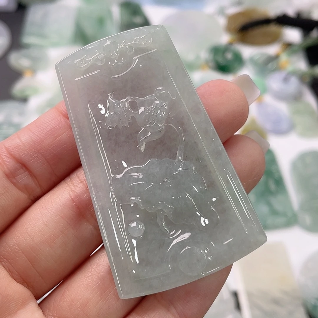 吊坠(不含链)未镶嵌翡翠1