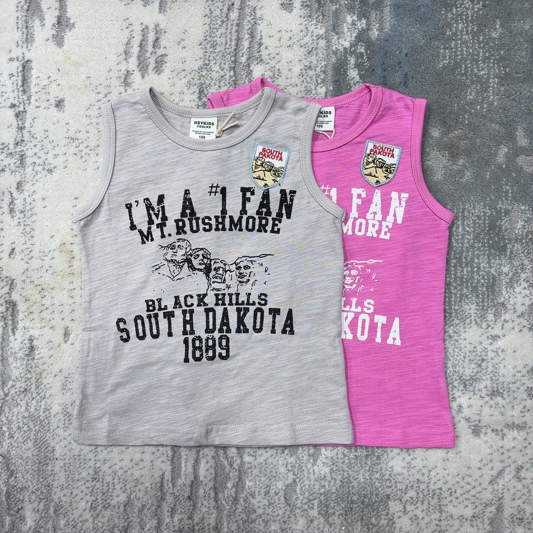 7018【1889】时尚百搭休闲夏季儿童背心