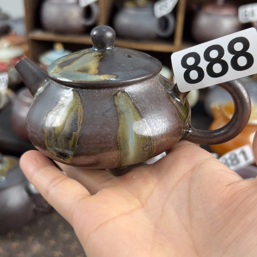 杯信*翁柴烧茶器主人壶