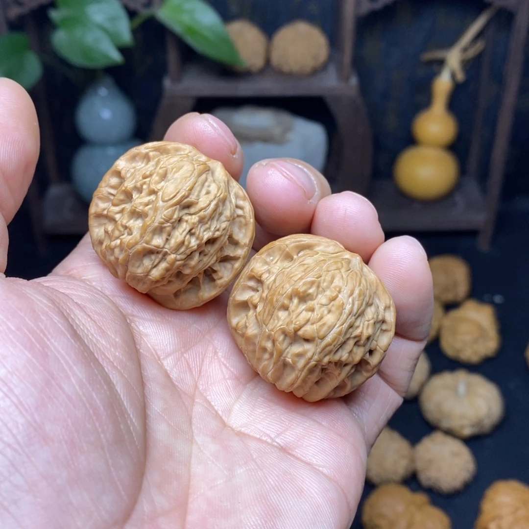 文玩核桃吊坠34+磨盘